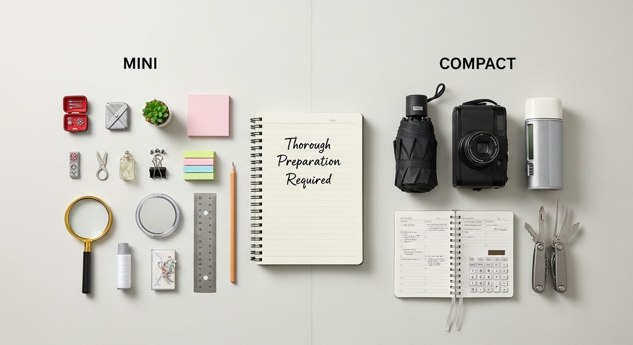 미니사이즈와 컴팩트 차이 5가지 핵심 가이드