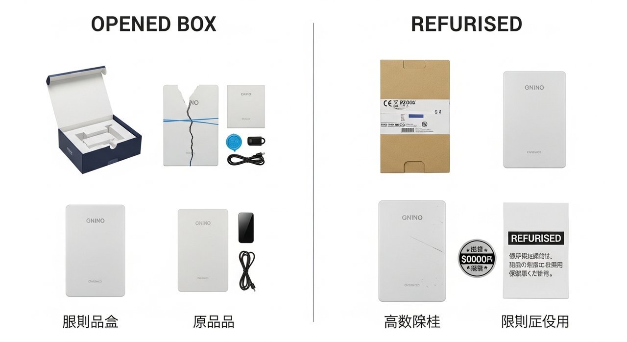 이것만 알면 끝! 개봉상품과 리퍼상품 차이 5가지 총정리